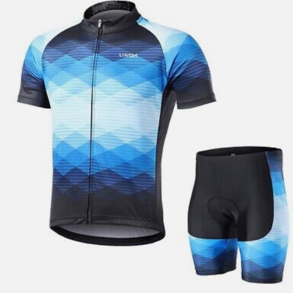 Lixada Mens Cycling Jersey Set Size Medium